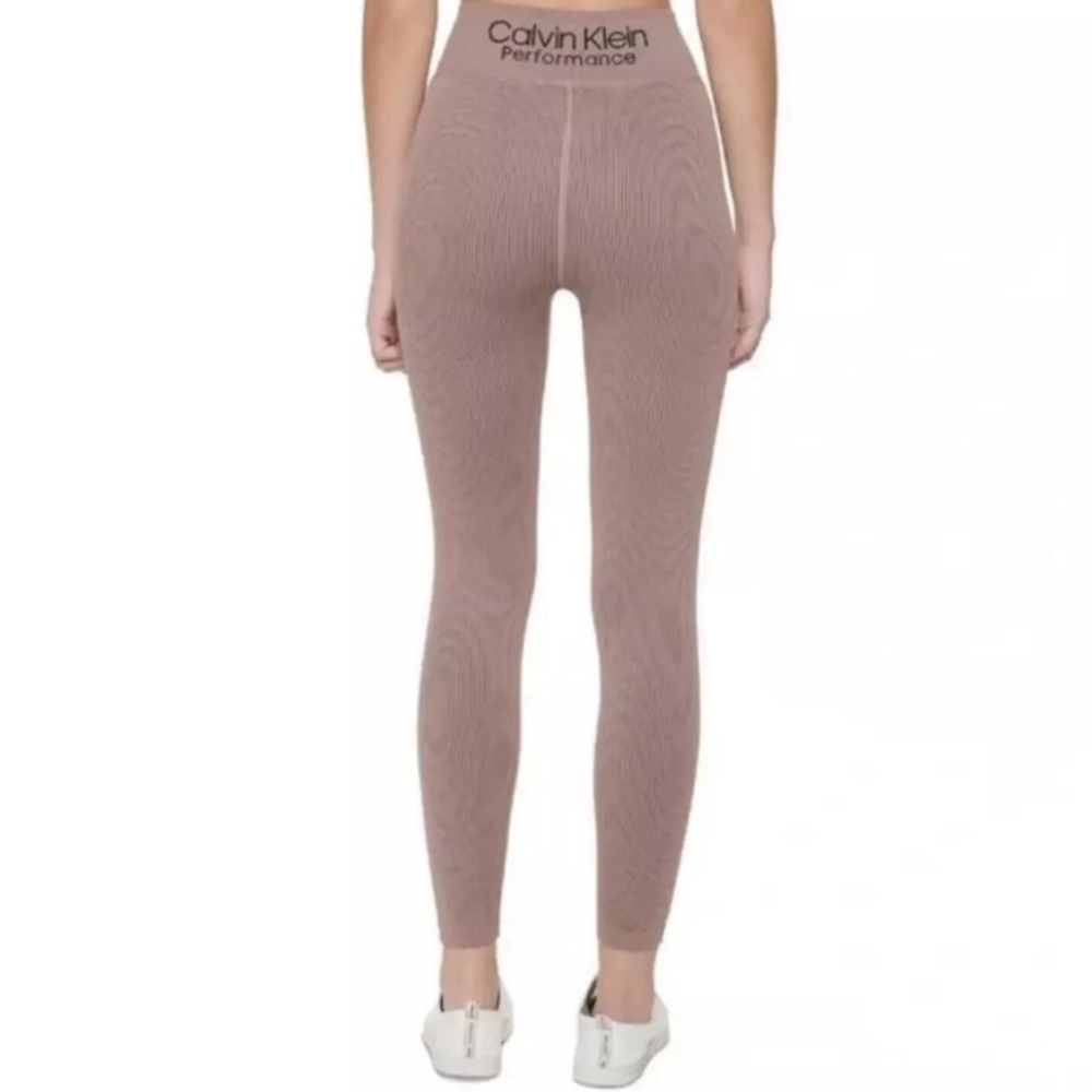 NWT CALVIN KLEIN PERFORMANCE High Waist 7/8 Length 4 Way Stretch Leggings MEDIUM